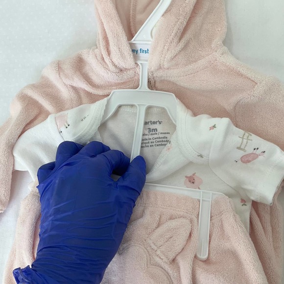 Carter’s Baby Girl 3 Piece Set of Jacket, Onesie and Pants, Size 3M, Pink - Picture 5 of 8